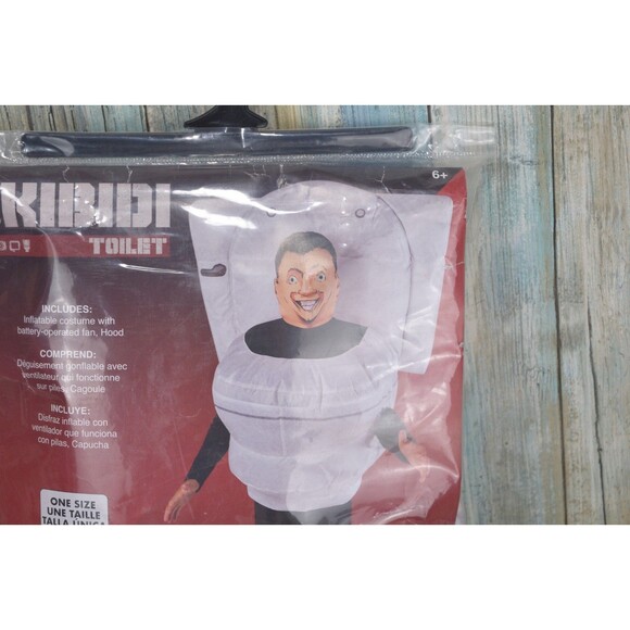 Rubie's Skibidi Toilet Inflatable Costume Child Kids One Size Halloween NECA - Picture 7 of 13